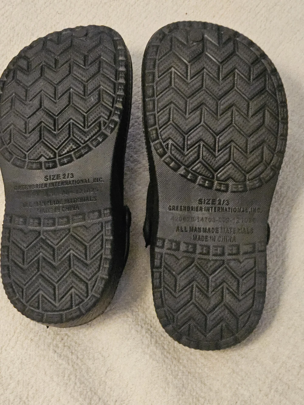 Kids Black Comfort Clog Sandals - Secure Slip-On